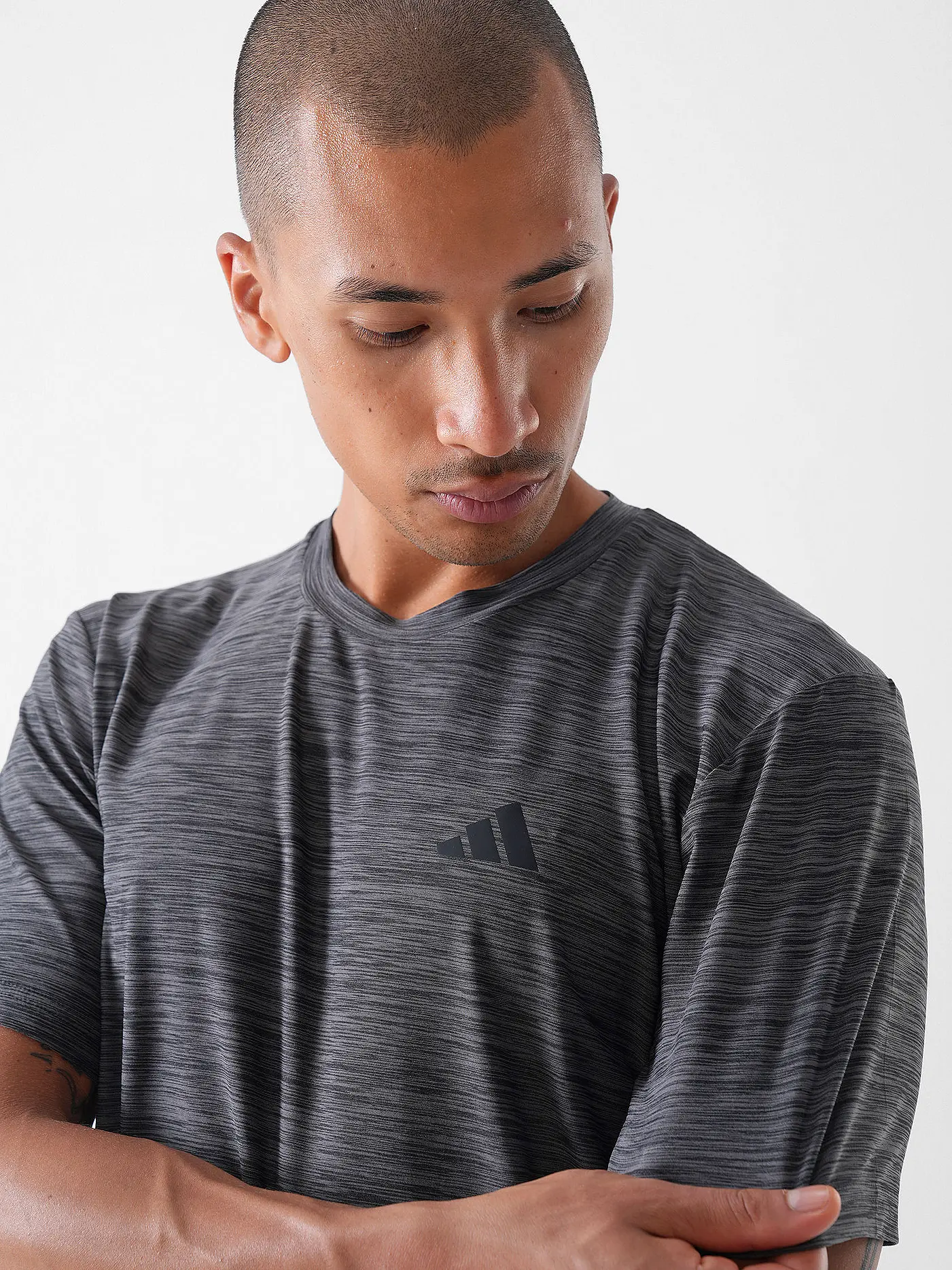 ADIDAS | Herren Fitnessshirt  TR-ES Stretch | grau