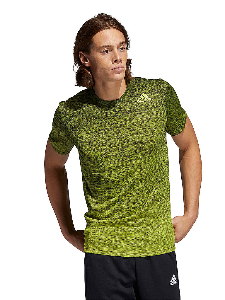 ADIDAS | Herren Fitnessshirt Gradient Tech | gelb