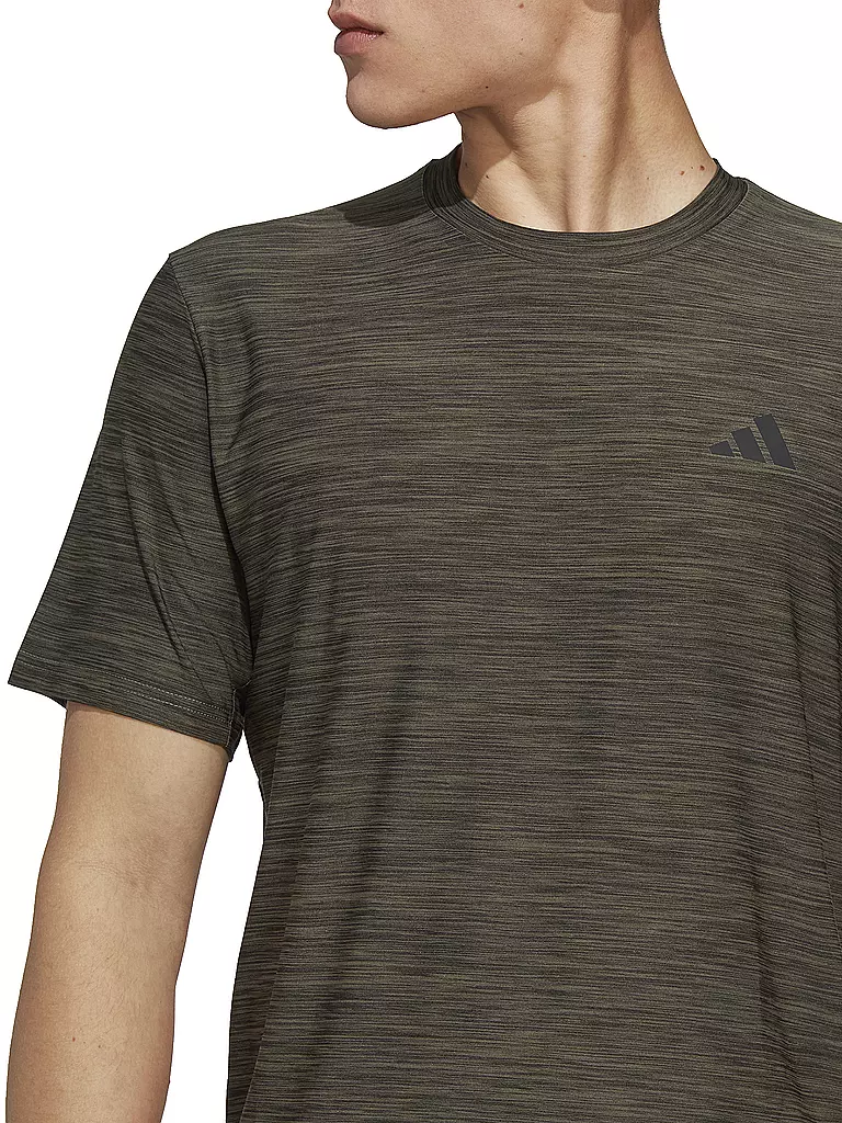 ADIDAS | Herren Fitnessshirt Train Essentials Stretch Training  | olive