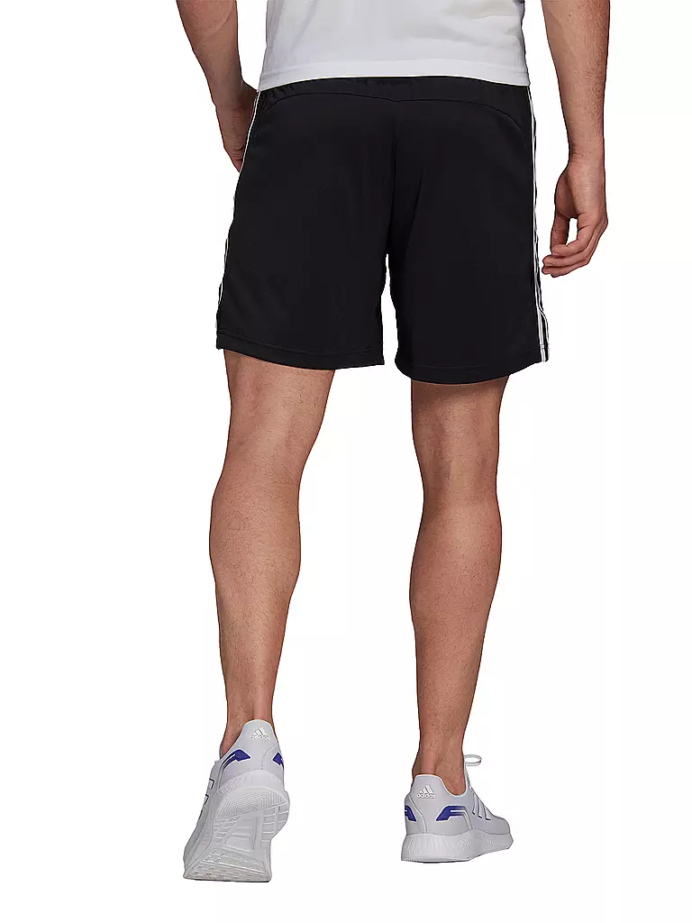 ADIDAS | Herren Fitnessshort 3-Streifen | schwarz