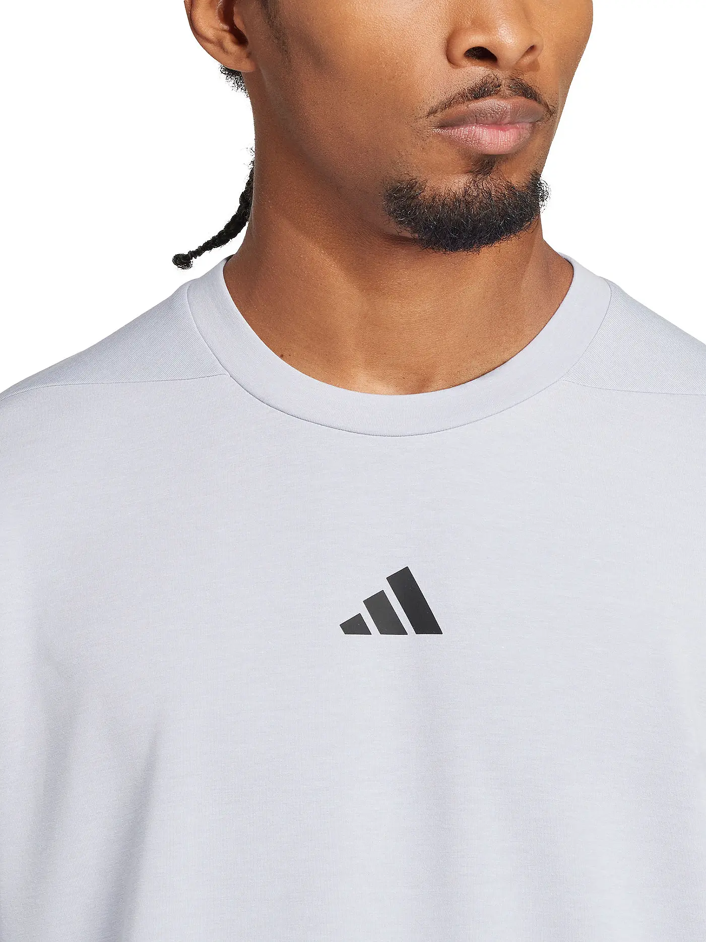 ADIDAS | Herren Fitnesssweater D4T | hellgrau