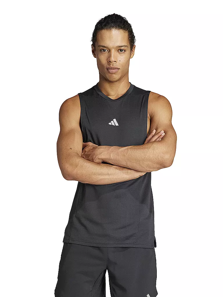 ADIDAS | Herren Fitnesstank Designed for Training Workout HEAT.RDY | schwarz