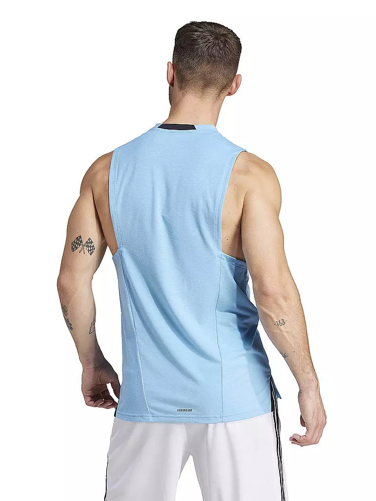 ADIDAS | Herren Fitnesstank Designed for Training Workout | blau