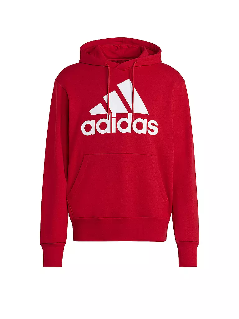 ADIDAS | Herren Hoodie Essentials French Terry Big Logo  | rot