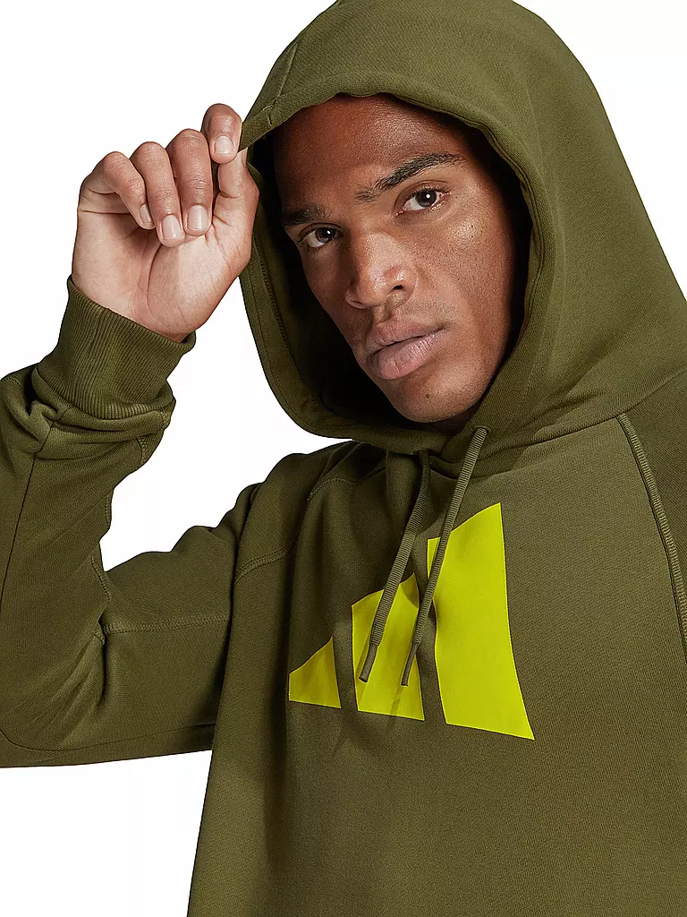 ADIDAS | Herren Hoodie Sportswear Badge od Sport | olive