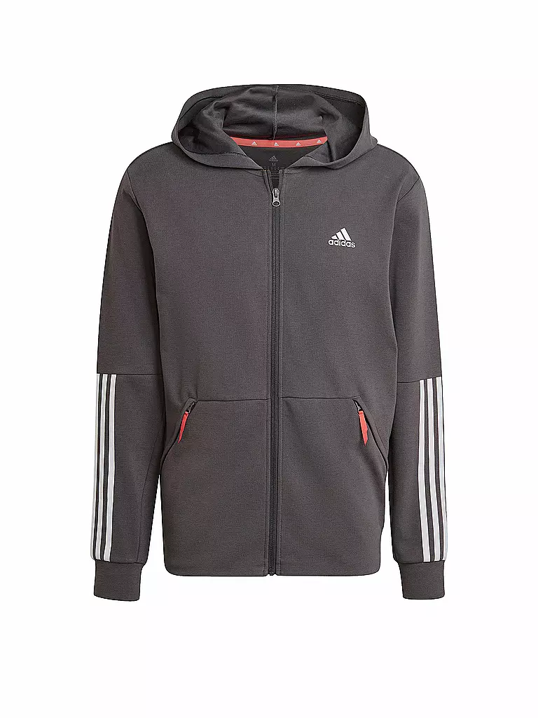 ADIDAS | Herren Kapuzenjacke Aeroready Motion | grau