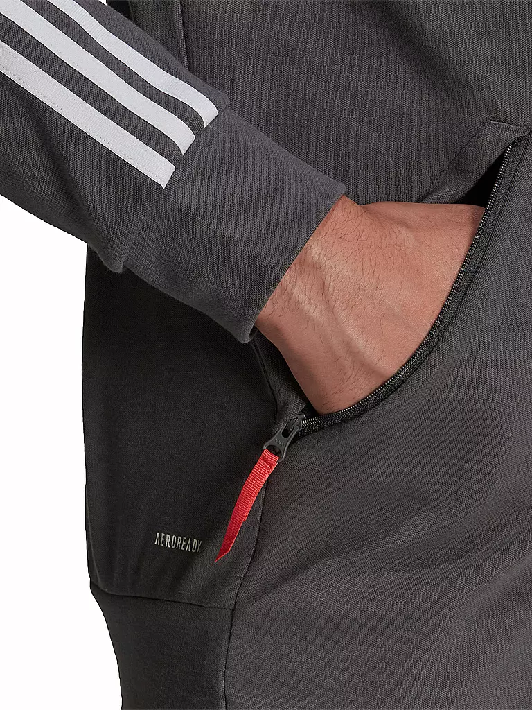 ADIDAS | Herren Kapuzenjacke Aeroready Motion | grau