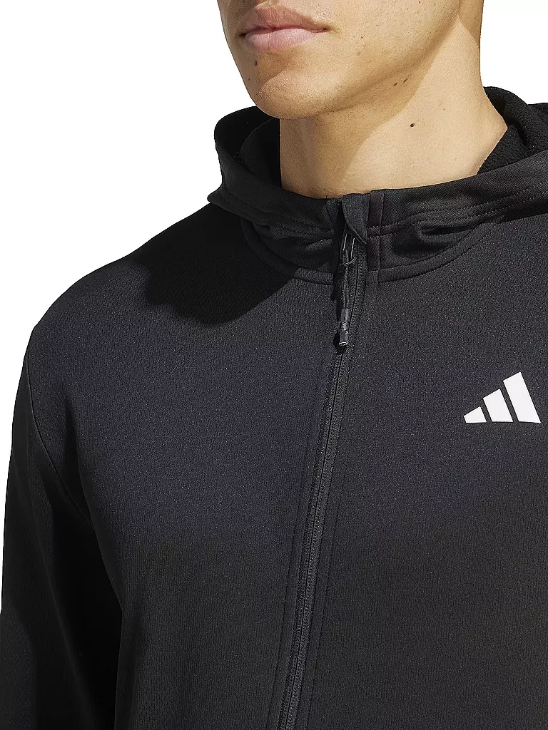 ADIDAS | Herren Kapuzenjacke TR-ES+FZ | schwarz