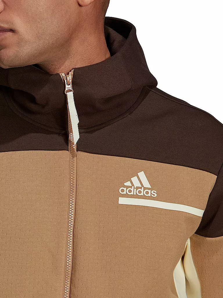 ADIDAS | Herren Kapuzenjacke Z.N.E. | braun