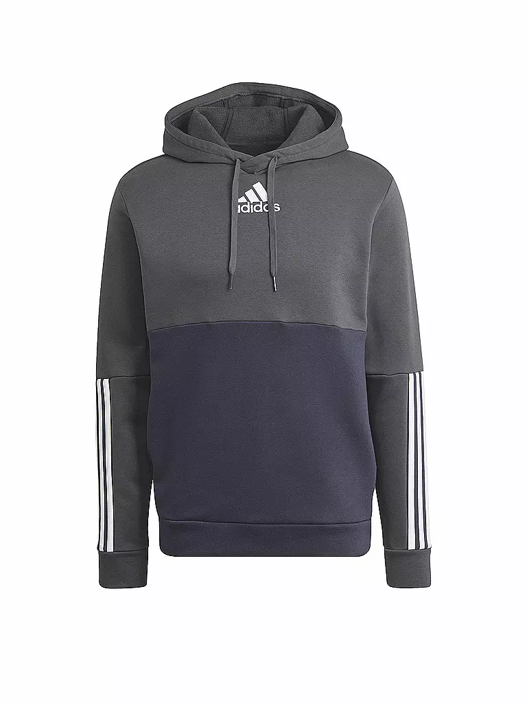 ADIDAS | Herren Kapuzenpullover Essentials Colorblock Fleece | grau