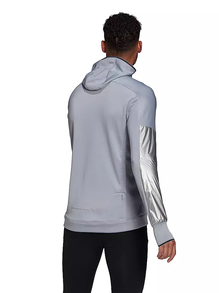 ADIDAS | Herren Laufhoodie Space Race | silber
