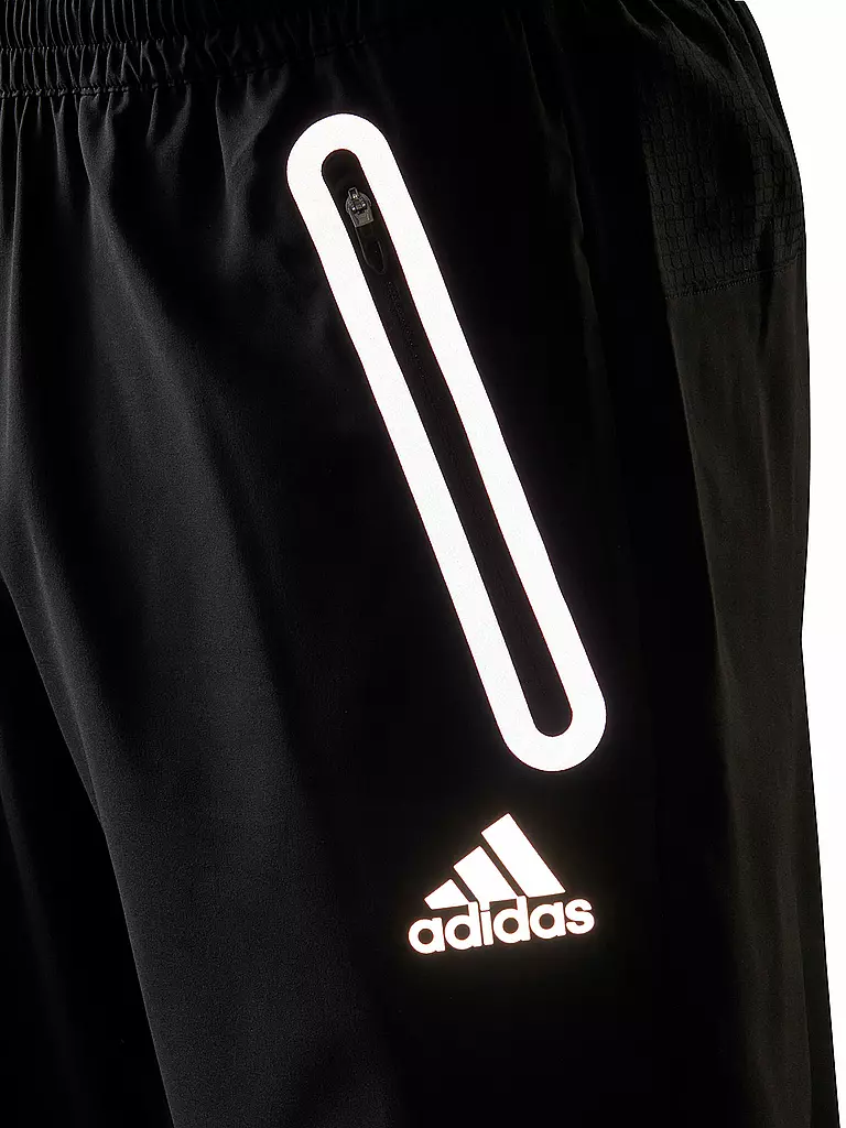 ADIDAS | Herren Laufhose Fast Reflective | schwarz