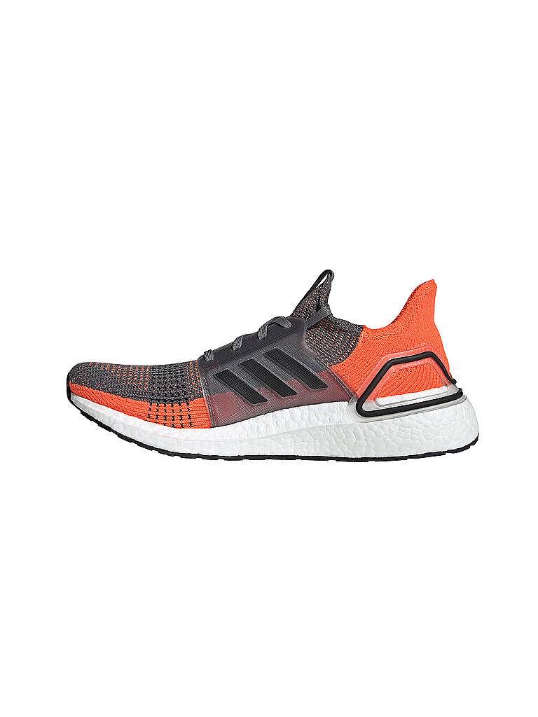 ADIDAS | Herren Laufschuh Ultraboost 19 GREY FOUR / CORE BLACK / HI-RES CORAL | 