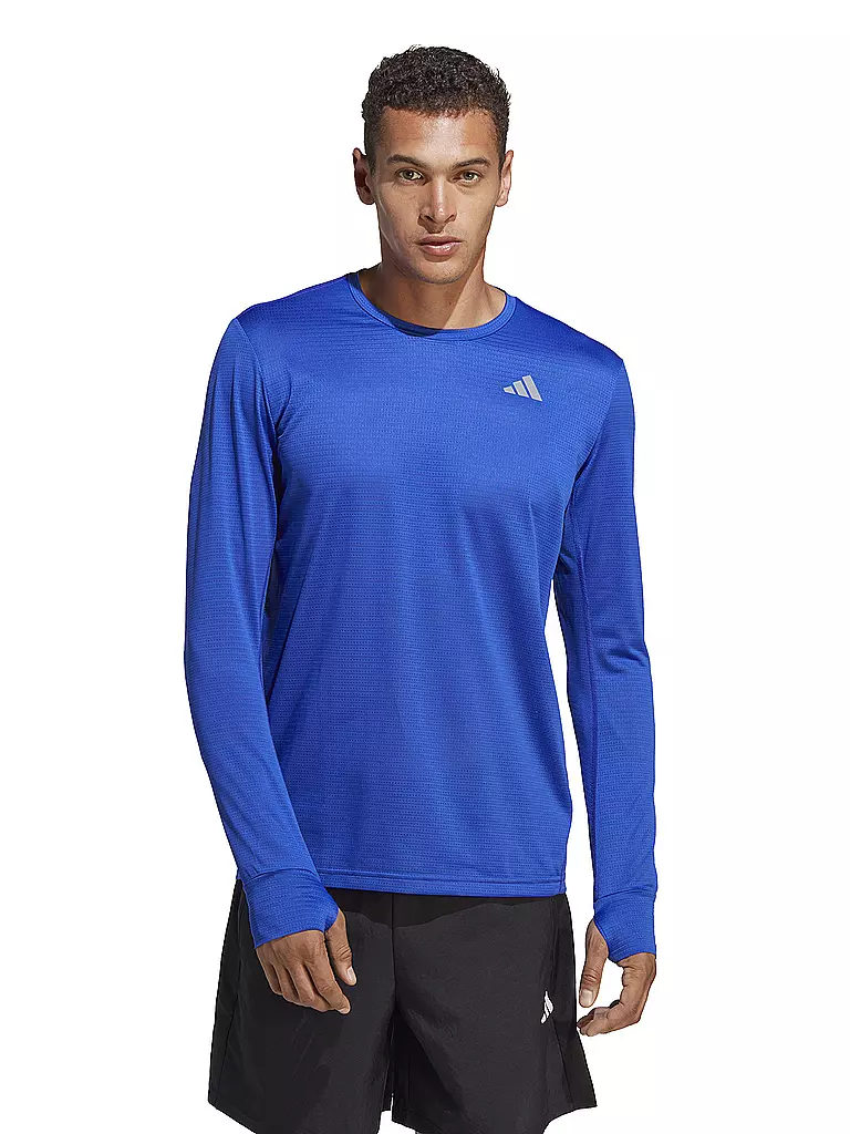 ADIDAS | Herren Laufshirt Own the Run Longsleeve | blau