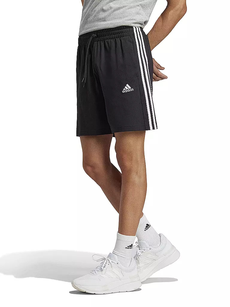 ADIDAS | Herren Short Essentials 3-Streifen  | schwarz