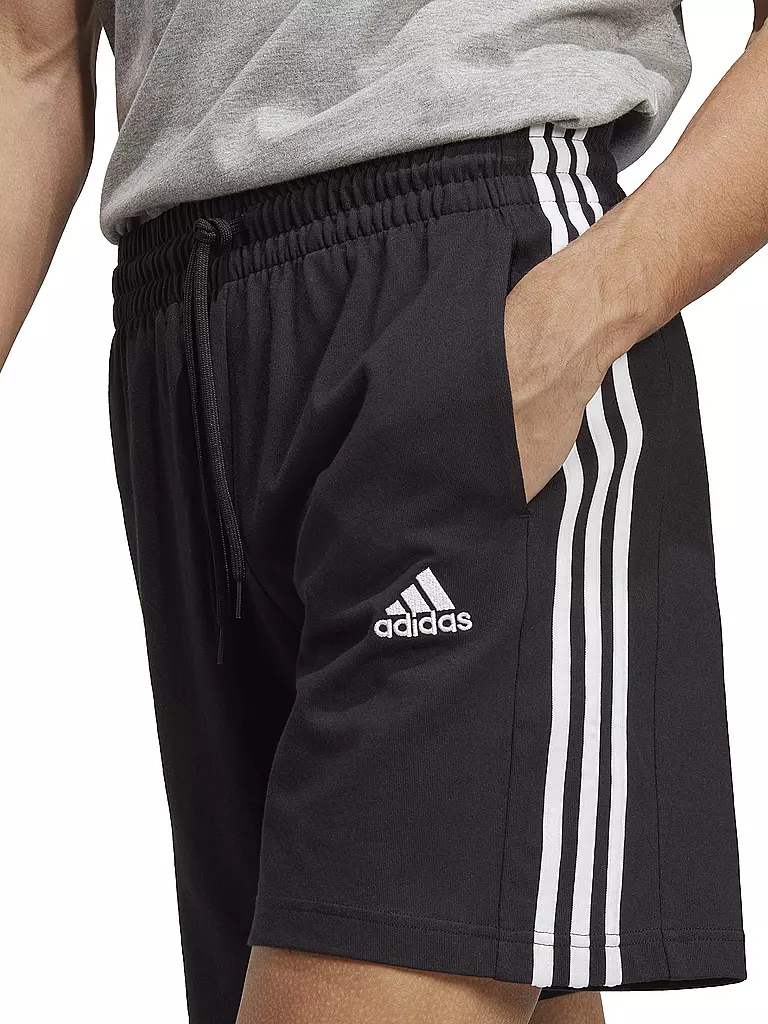 ADIDAS | Herren Short Essentials 3-Streifen  | schwarz