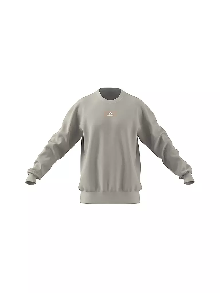 ADIDAS | Herren Sweater Essentials FeelVivid Cotton Fleece Drop Shoulder | beige