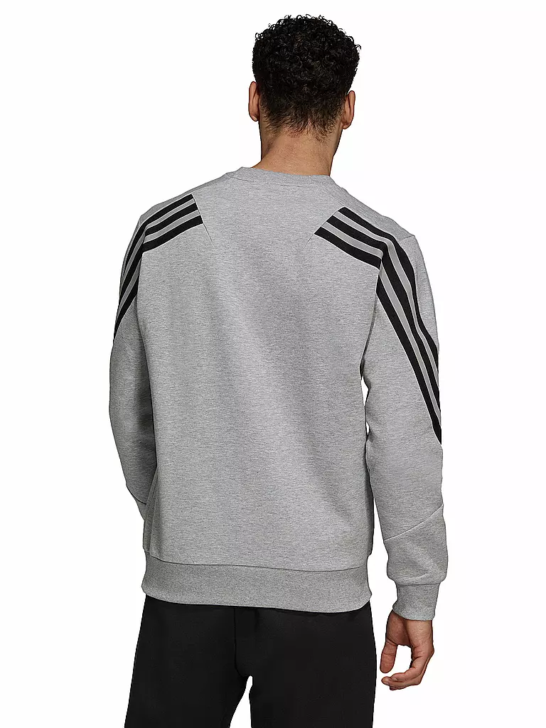 ADIDAS | Herren Sweater Sportswear Future Icons 3-Streifen | grau