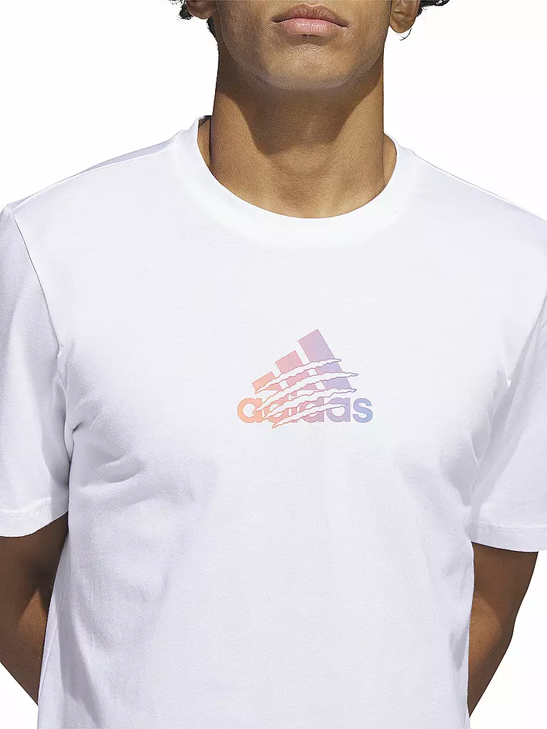 ADIDAS | Herren T-Shirt adidas Power Logo Graphic | weiss