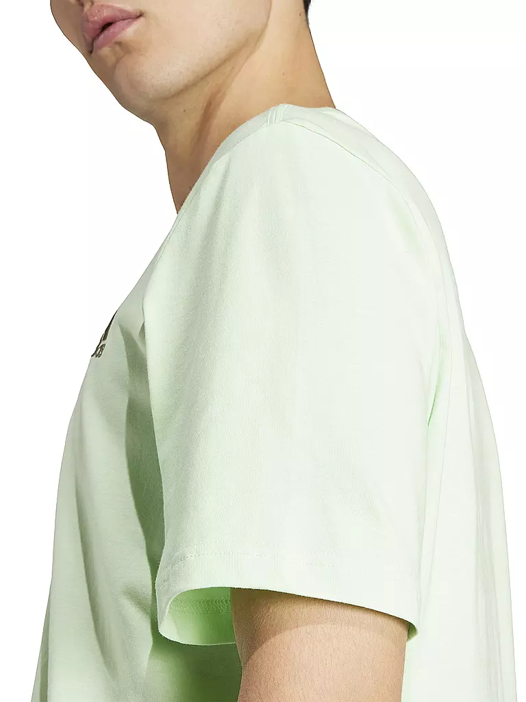 ADIDAS | Herren T-Shirt Embroidered  | hellgrün