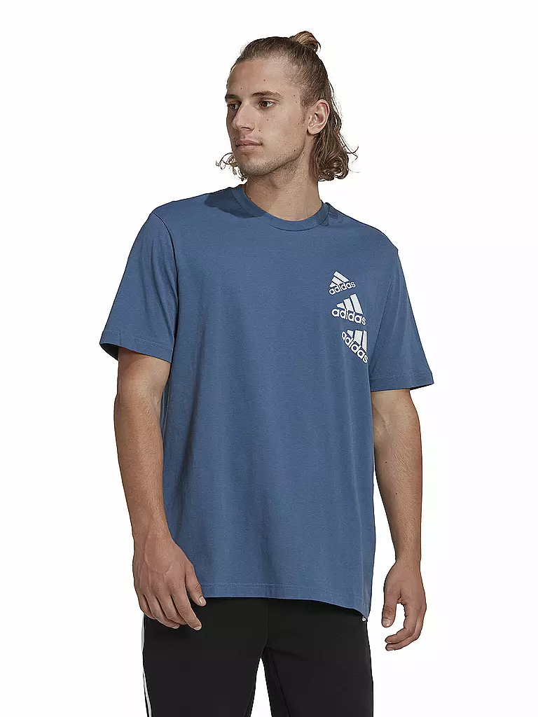 ADIDAS | Herren T-Shirt Essentials BrandLove | grau