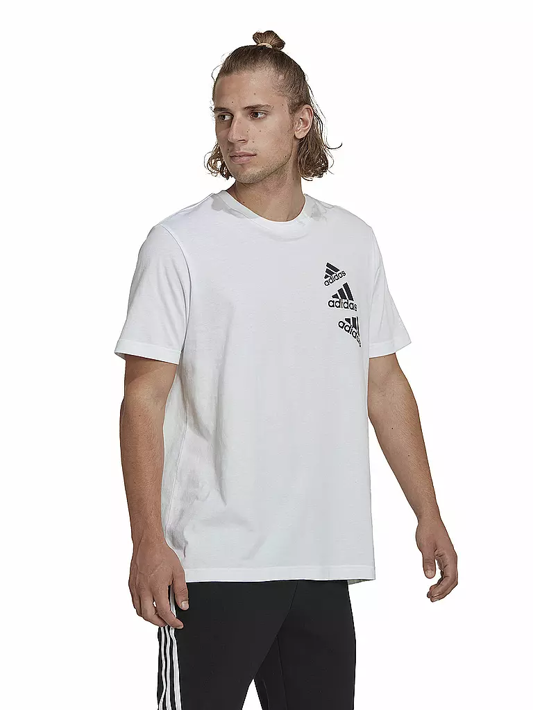 ADIDAS | Herren T-Shirt Essentials BrandLove | weiss