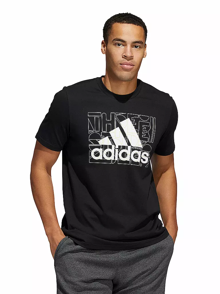 ADIDAS | Herren T-Shirt Game Bos | schwarz