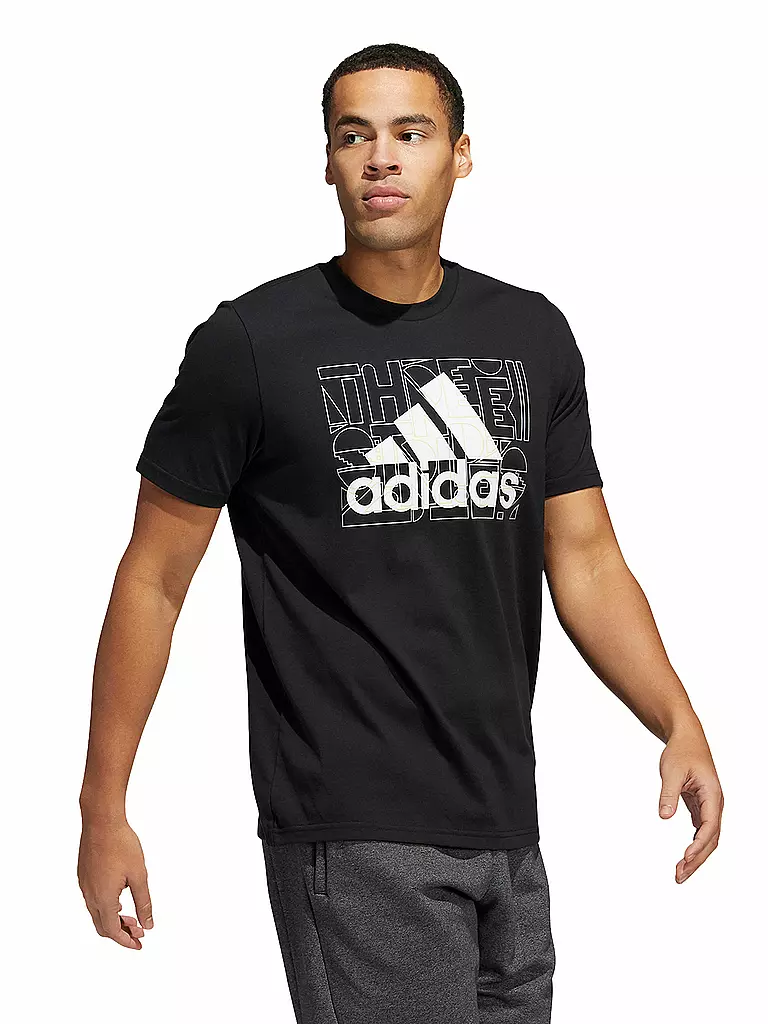 ADIDAS | Herren T-Shirt Game Bos | schwarz