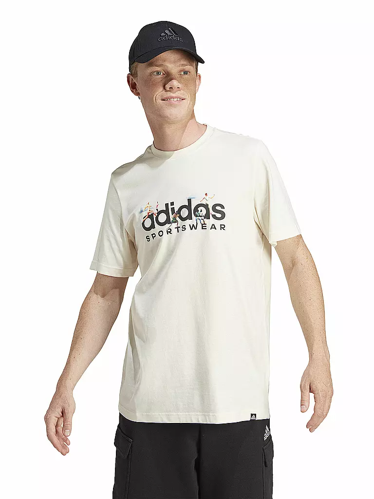 ADIDAS | Herren T-Shirt Landscape | weiss