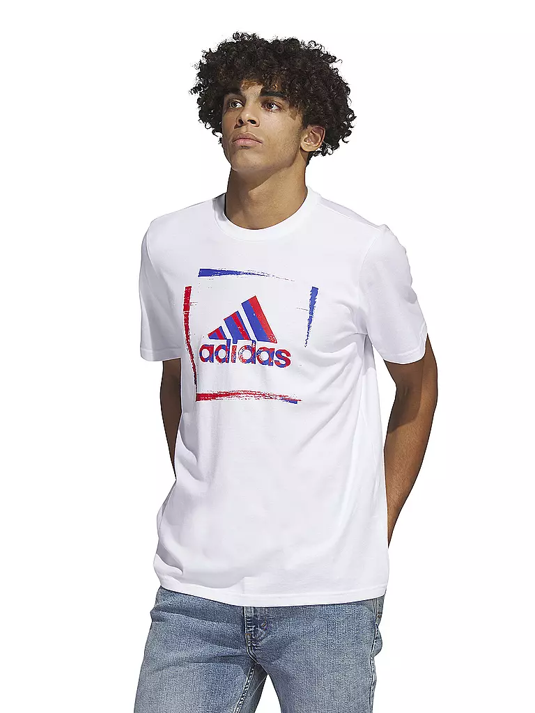 ADIDAS | Herren T-Shirt | weiss