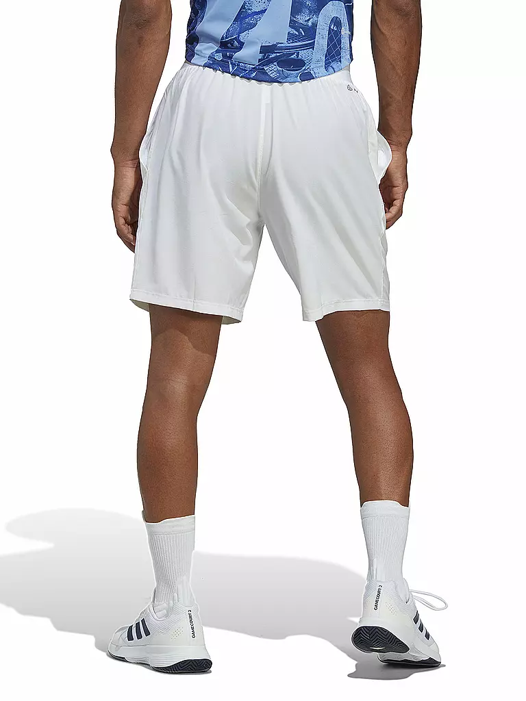 ADIDAS | Herren Tennisshort Club Stretch Woven 7inch | weiss