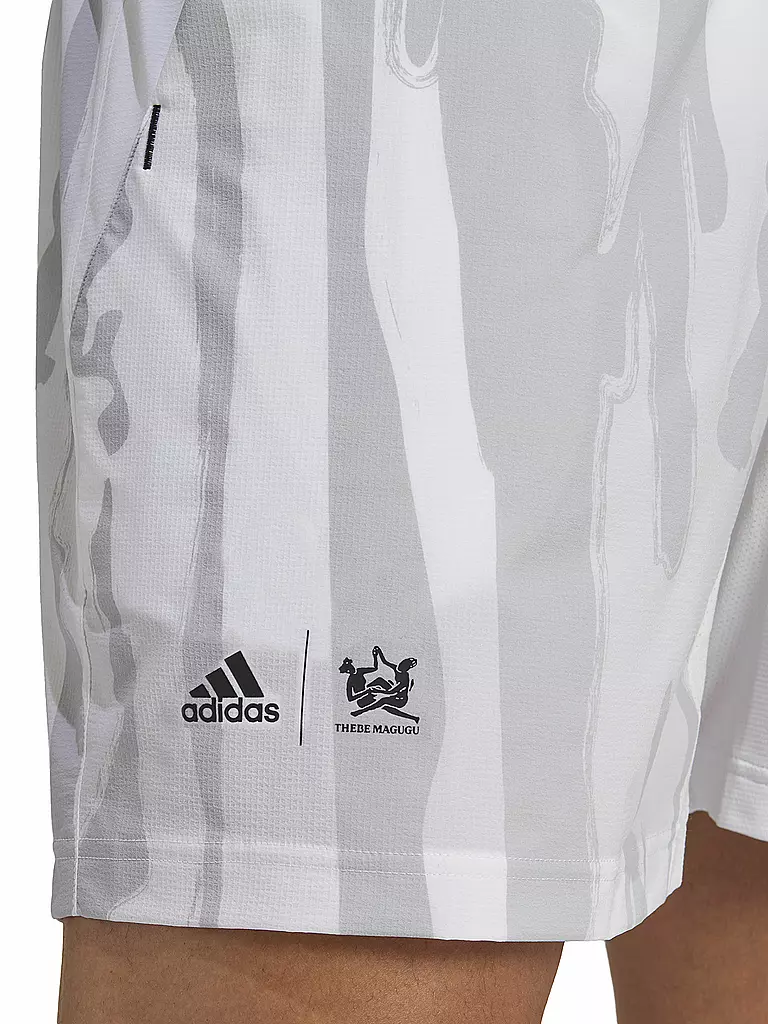 ADIDAS | Herren Tennisshort New York Graphic | weiss