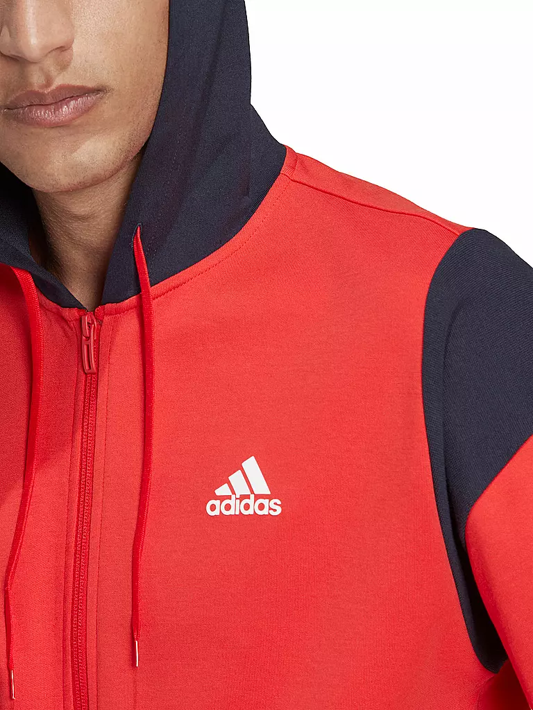 ADIDAS | Herren Trainingsanzug adidas Sportswear Ribbed Insert | rot