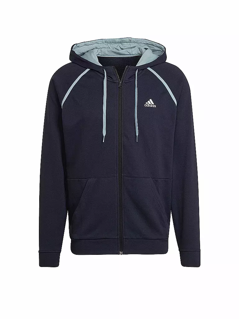 ADIDAS | Herren Trainingsanzug Cotton Piping | blau