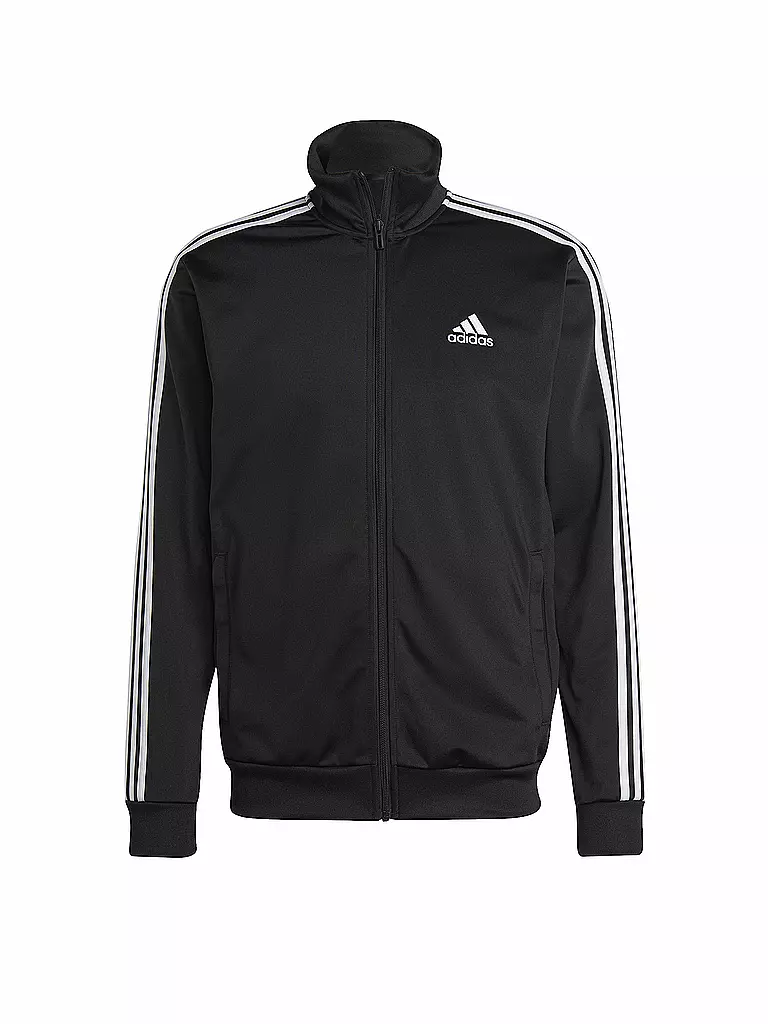 ADIDAS | Herren Trainingsanzug Sportswear Basic 3-Streifen Tricot | schwarz