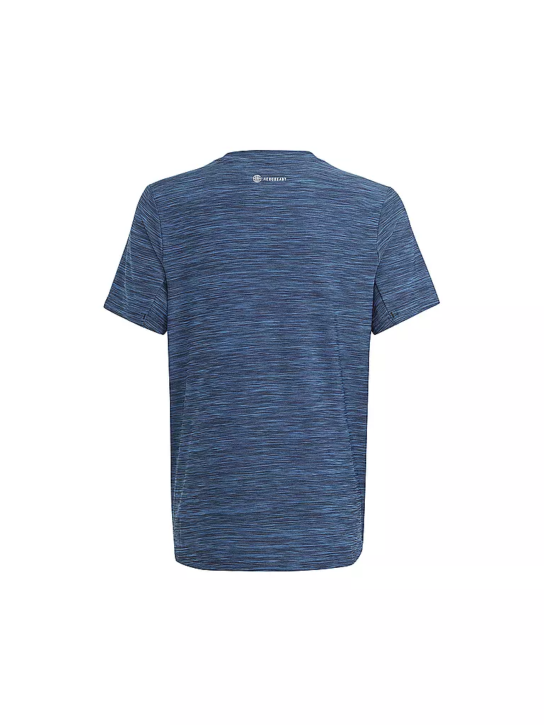 ADIDAS | Jungen Fitnessshirt AEROREADY Heather | blau