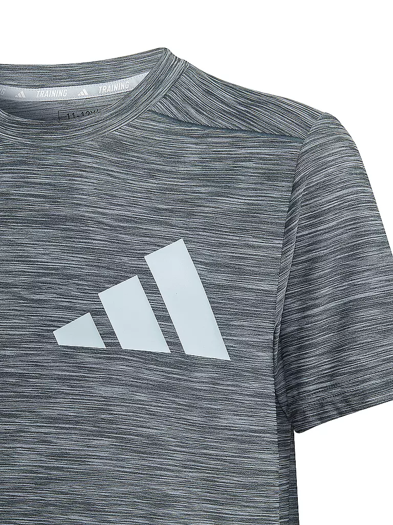 ADIDAS | Jungen Fitnessshirt AEROREADY Heather | grau