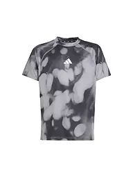 ADIDAS | Jungen Fitnessshirt Allover-Grafik | grau