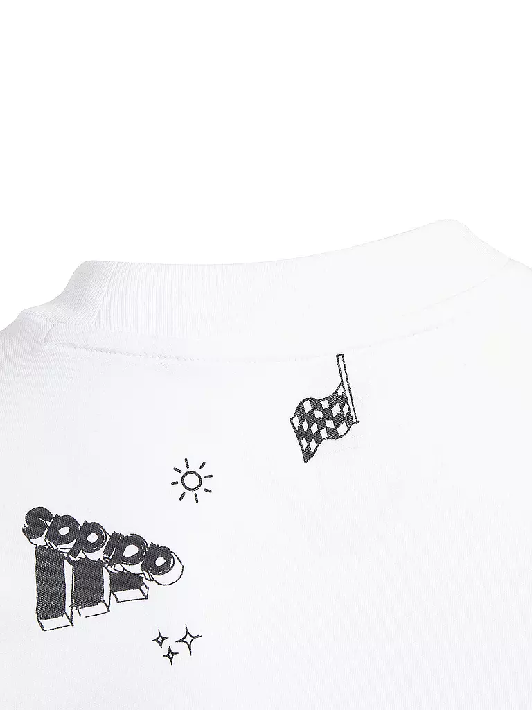 ADIDAS | Jungen T-Shirt Brand Love Allover Print | weiss