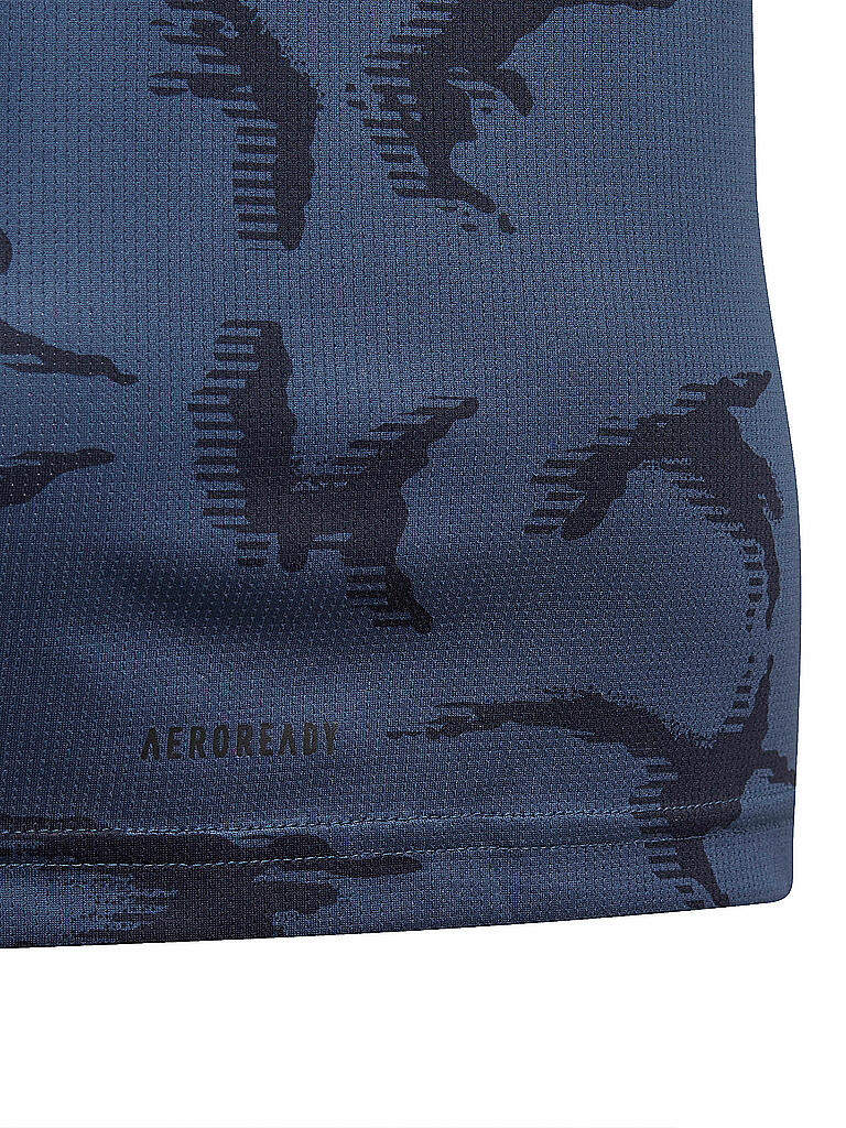 ADIDAS | Jungen T-Shirt Camo | blau