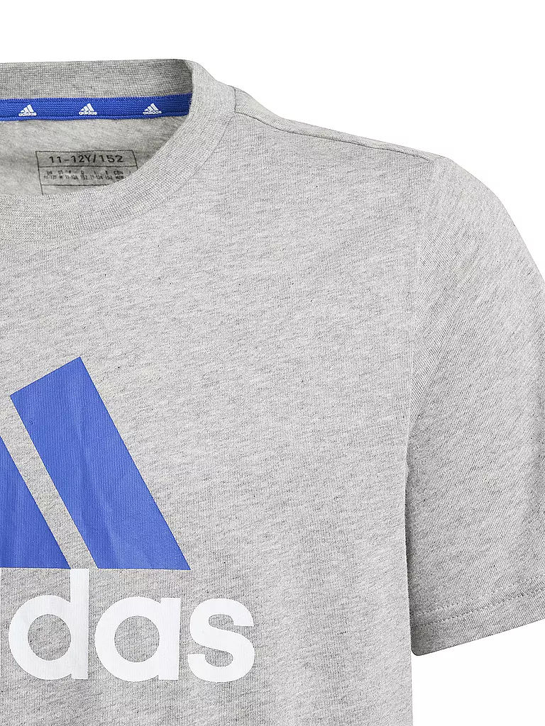 ADIDAS | Jungen T-Shirt Essentials Two-Color Big Logo Cotton | grau