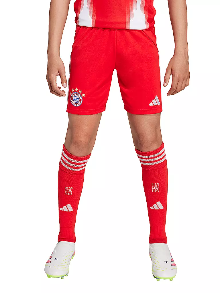 ADIDAS | Kinder Fußballshort FC Bayern München 25/26 Heim | rot