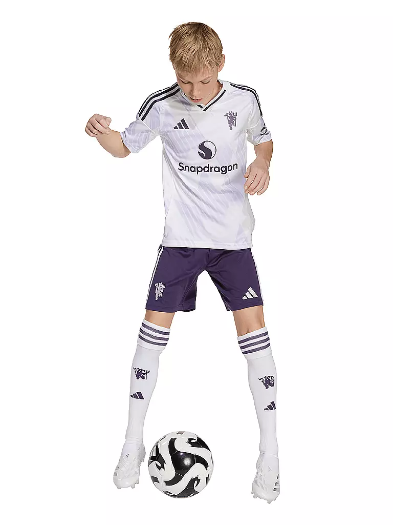 ADIDAS | Kinder Fußballtrikot Manchester United Auswärts | weiss