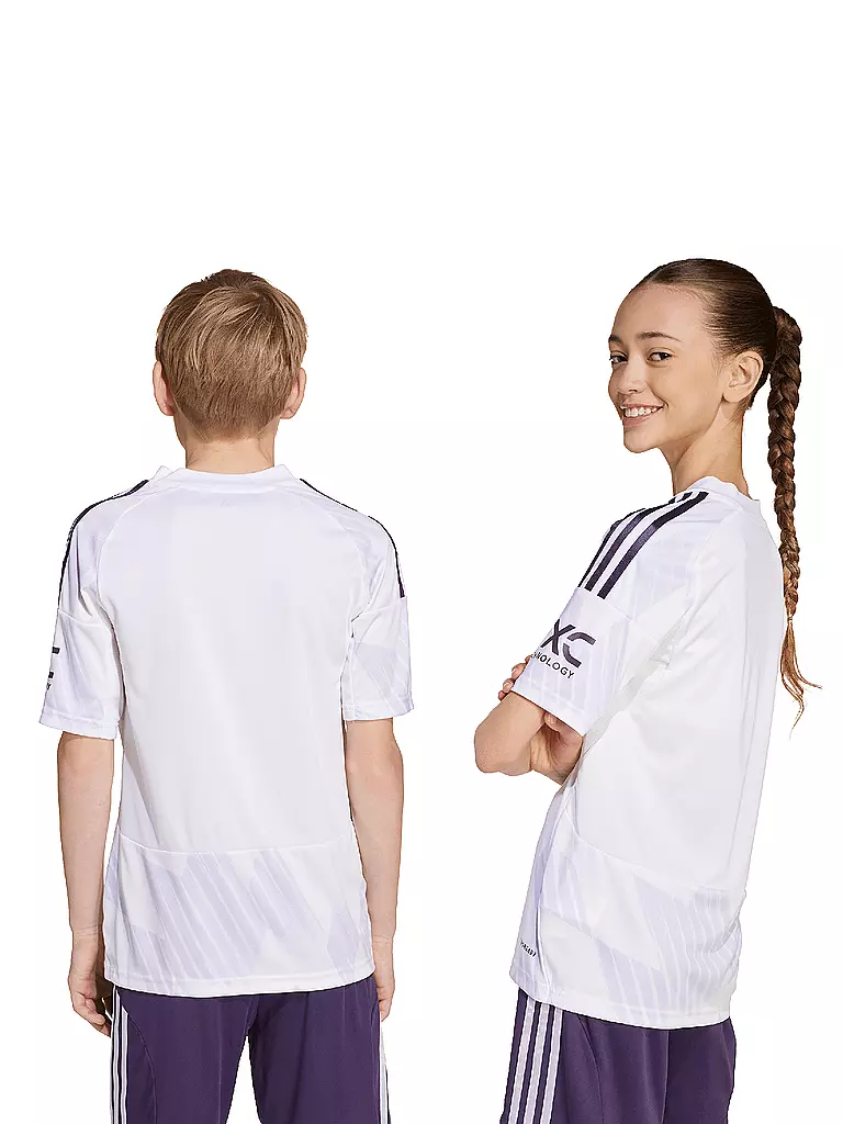 ADIDAS | Kinder Fußballtrikot Manchester United Auswärts | weiss