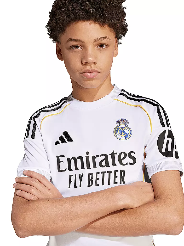 ADIDAS | Kinder Fußballtrikot Real Madrid 25/26 Heim | weiss