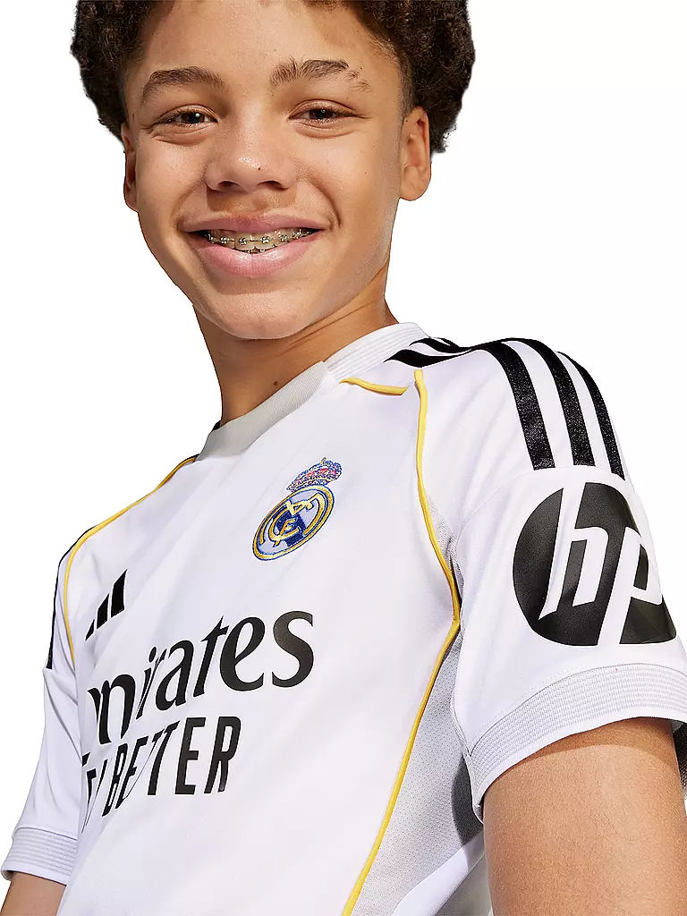 ADIDAS | Kinder Fußballtrikot Real Madrid 25/26 Heim | weiss