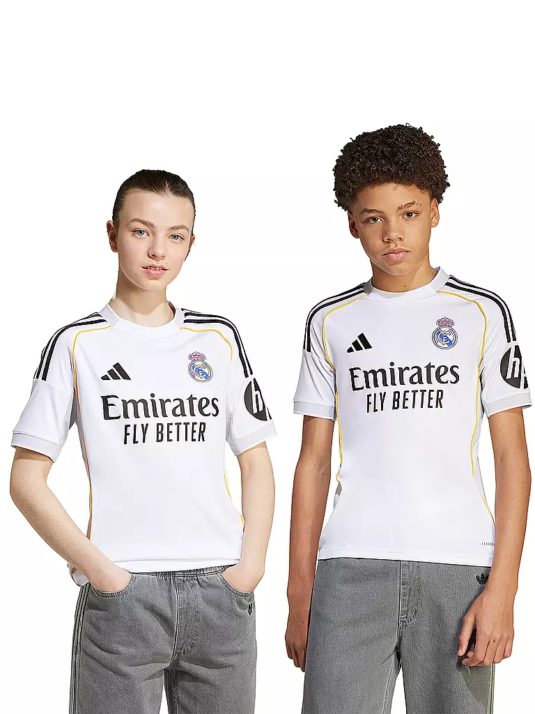 ADIDAS | Kinder Fußballtrikot Real Madrid 25/26 Heim | weiss