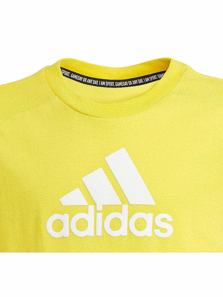 ADIDAS | Kinder T-Shirt Must Haves Badge of Sport | gelb