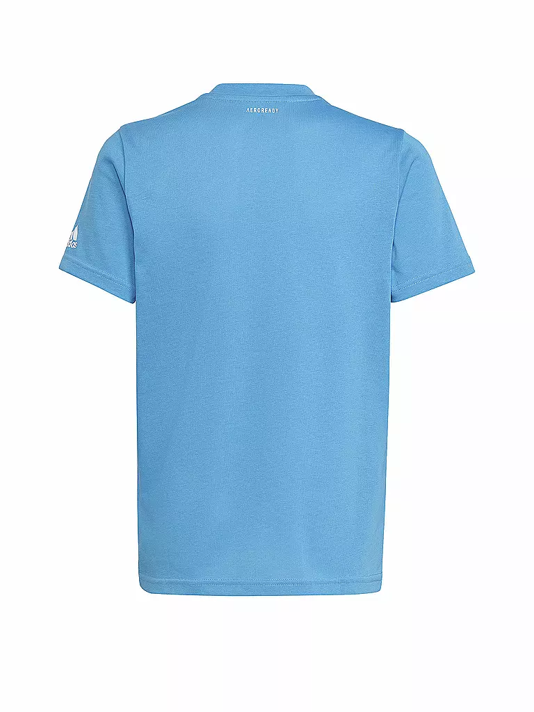 ADIDAS | Kinder T-Shirt Thiem Logo Graphic | blau