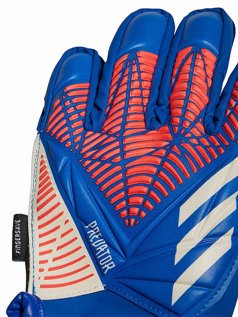 ADIDAS | Kinder Torwarthandschuhe Predator Match Fingersave | blau